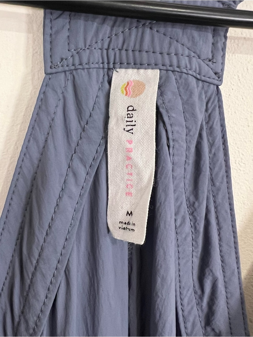 Anthropologie Daily Practice Free Fall Midi Dress Slate Blue Size Med Utility - Picture 9 of 10